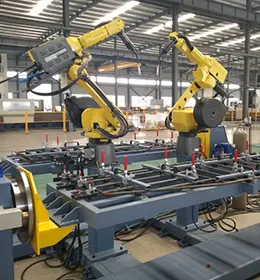 Robotic Welding & Precision Assembly CNC machines crafting loader buckets
