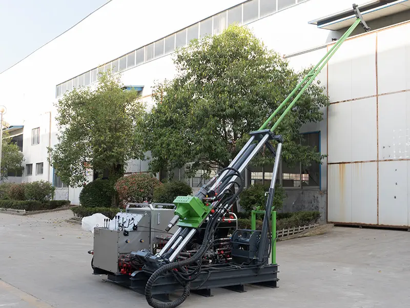 Dual-Engine Hydraulic Drive Drill Rig